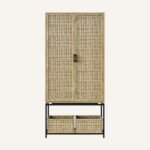 Natural 2 Door Wardrobe